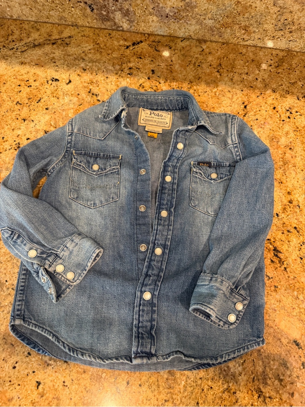 Ralph Lauren Kids Light Blue Denim Jacket